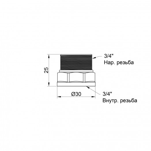 Перехід SD Plus 3/4